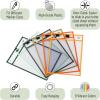 imageMr Pen Dry Erase Pocket Sleeves 10quotx14quot 6 pcs Colorful Dry Erase Sleeves Plastic Sleeves for Paper 85x11 Dry Erase Pockets Reusable Sleeves Plastic Paper Sleeves Dry Erase Sheet ProtectorsAutumn