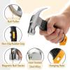imageMr Pen Hammer 8oz Small Hammer Camping Hammer Claw Hammer Stubby Hammer Tack Hammer Hammers Tools Small Hammer for Women Nail Hammer Magnetic Hammer Handy Hammer Teal HammerHammer and Nails