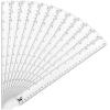 imageMr Pen Plastic Ruler 12 Inch 50 Pack Metric ampamp Imperial Clear Ruler Set Clear Ruler 12 Inch Ruler Bulk Plastic Ruler 12 Inch Plastic Rulers 12 Inch Bulk Rulers for Kids BulkClear