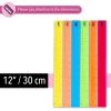imageMr Pen Plastic Ruler 12 Inch 50 Pack Metric ampamp Imperial Clear Ruler Set Clear Ruler 12 Inch Ruler Bulk Plastic Ruler 12 Inch Plastic Rulers 12 Inch Bulk Rulers for Kids BulkAssorted Colors