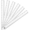 imageMr Pen Plastic Ruler 12 Inch 50 Pack Metric ampamp Imperial Clear Ruler Set Clear Ruler 12 Inch Ruler Bulk Plastic Ruler 12 Inch Plastic Rulers 12 Inch Bulk Rulers for Kids BulkClear