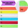 imageMr Pen Plastic Ruler 12 Inch 50 Pack Metric ampamp Imperial Clear Ruler Set Clear Ruler 12 Inch Ruler Bulk Plastic Ruler 12 Inch Plastic Rulers 12 Inch Bulk Rulers for Kids BulkAssorted Colors