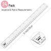 imageMr Pen Plastic Ruler 12 Inch 50 Pack Metric ampamp Imperial Clear Ruler Set Clear Ruler 12 Inch Ruler Bulk Plastic Ruler 12 Inch Plastic Rulers 12 Inch Bulk Rulers for Kids BulkClear