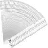 imageMr Pen Plastic Ruler 12 Inch 50 Pack Metric ampamp Imperial Clear Ruler Set Clear Ruler 12 Inch Ruler Bulk Plastic Ruler 12 Inch Plastic Rulers 12 Inch Bulk Rulers for Kids BulkClear