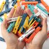imageMr Pen Wooden Clothes Pins Large Natural Wood 50 Pack 29 Inch Rust Resistant for Classroom CraftsAssorted Colors