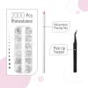 imageMr Pen  2000 Pcs Rhinestones with Pick Up Tweezer ampamp Picking Pen Flat Back Round Rhinestones for Crafts Face Gems Nails ampamp Makeup