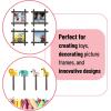imageMr Pen Colored Popsicle Sticks Wooden Rainbow Colored Popsicle Sticks for Crafts 200 Pack 45 InchBlack