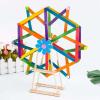 imageMr Pen Colored Popsicle Sticks Wooden Rainbow Colored Popsicle Sticks for Crafts 200 Pack 45 InchBlue