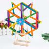imageMr Pen Colored Popsicle Sticks Wooden Rainbow Colored Popsicle Sticks for Crafts 200 Pack 45 InchGreen