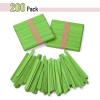 imageMr Pen Colored Popsicle Sticks Wooden Rainbow Colored Popsicle Sticks for Crafts 200 Pack 45 InchGreen