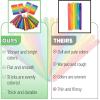 imageMr Pen Colored Popsicle Sticks Wooden Rainbow Colored Popsicle Sticks for Crafts 200 Pack 45 InchRainbow