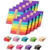imageMr Pen Colored Popsicle Sticks Wooden Rainbow Colored Popsicle Sticks for Crafts 200 Pack 45 InchRainbow
