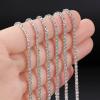 imageMr Pen Crystal Rhinestone Close Chain 1 Roll 11 Yard 2mm Rhinestones Silver Rhinestones for Jewelry Rhinestone Chain for Crafts Roll of Rhinestones for Crafts Crystal Rhinestone Chain TrimSilver