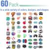 imageMr Pen Different Charms 30 50 60 Pcs PVC Random Different Charms Decoration Charms for DecorationSport Spirit