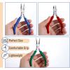 imageMr Pen Jewelry Pliers 3 Pack Jewelry Making kit Pliers for Jewelry Making Mini Pliers Wire Cutters for Jewelry Making Chain Nose Pliers Craft Pliers Earring PliersBlue  Green  Red
