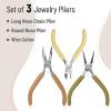imageMr Pen Jewelry Pliers 3 Pack Jewelry Making kit Pliers for Jewelry Making Mini Pliers Wire Cutters for Jewelry Making Chain Nose Pliers Craft Pliers Earring PliersVintage