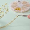 imageMr Pen Open Jump Rings Silver 1014 pcs 6 Sizes Open Jump Rings for Jewelry Making Silver Jump Rings and Lobster ClaspsGold