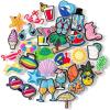 imageMr Pen Different Charms 30 50 60 Pcs PVC Random Different Charms Decoration Charms for DecorationTropical Paradise