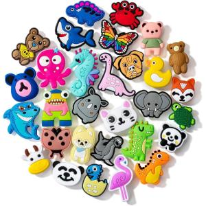 imageMr Pen Different Charms 30 50 60 Pcs PVC Random Different Charms Decoration Charms for DecorationAnimal Buddies