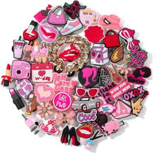 imageMr Pen Different Charms 30 50 60 Pcs PVC Random Different Charms Decoration Charms for DecorationGirl Power 1