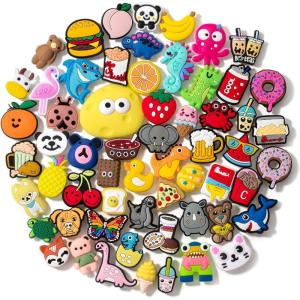 imageMr Pen Different Charms 30 50 60 Pcs PVC Random Different Charms Decoration Charms for DecorationPlayful Taste