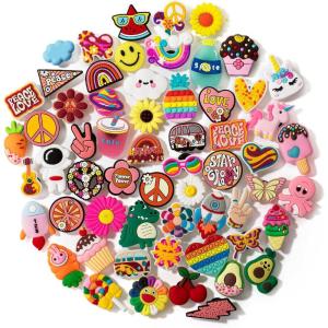 imageMr Pen Different Charms 30 50 60 Pcs PVC Random Different Charms Decoration Charms for DecorationPositive Vibes