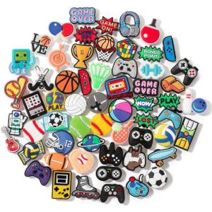 imageMr Pen Different Charms 30 50 60 Pcs PVC Random Different Charms Decoration Charms for DecorationSport Spirit