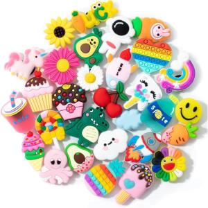 imageMr Pen Different Charms 30 50 60 Pcs PVC Random Different Charms Decoration Charms for DecorationSweet Candy