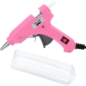 imageMr Pen Hot Glue Gun Kit 20W Green Glue Gun with 10 Glue Sticks Glue Gun and Sticks Set Mini Glue Gun Mini Hot Glue Gun Craft Glue Guns Glue Sticks for Glue Gun Sticks Hot Glue Gun MiniPink  Gray