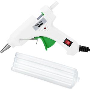 imageMr Pen Hot Glue Gun Kit 20W Green Glue Gun with 10 Glue Sticks Glue Gun and Sticks Set Mini Glue Gun Mini Hot Glue Gun Craft Glue Guns Glue Sticks for Glue Gun Sticks Hot Glue Gun MiniWhite  Green