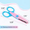 imageMr Pen Craft Scissors  Decorative Edge 6 Pack Zig Zag Scrapbooking Fancy Pattern DesignBright