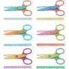imageMr Pen Craft Scissors  Decorative Edge 6 Pack Zig Zag Scrapbooking Fancy Pattern DesignPastel