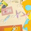 imageMr Pen Craft Scissors  Decorative Edge 6 Pack Zig Zag Scrapbooking Fancy Pattern DesignWhite  Pastel