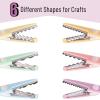 imageMr Pen Craft Scissors  Decorative Edge 6 Pack Zig Zag Scrapbooking Fancy Pattern DesignWhite  Pastel