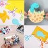 imageMr Pen Craft Scissors  Decorative Edge 6 Pack Zig Zag Scrapbooking Fancy Pattern DesignWhite  Vibrant