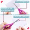 imageMr Pen Kids Scissors  6 Pack 5 Inch Colored Toddler Safety Scissors for Kids School ampamp Preschool6 Pack