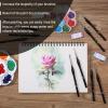 imageMr Pen Miniature Paint Brush Set  9 Pcs Fine Detail Paint Brushes Tiny ampamp Micro Point BrushesBlack