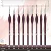 imageMr Pen Miniature Paint Brush Set  9 Pcs Fine Detail Paint Brushes Tiny ampamp Micro Point BrushesBrown
