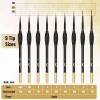 imageMr Pen Miniature Paint Brush Set  9 Pcs Fine Detail Paint Brushes Tiny ampamp Micro Point BrushesGold  Black