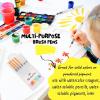 imageMr Pen Watercolor Brush Pens 6 pcs Pointed ampamp Flat Tips Nylon Bristles White Refillable Portable InkWater Brush