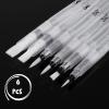 imageMr Pen Watercolor Brush Pens 6 pcs Pointed ampamp Flat Tips Nylon Bristles White Refillable Portable InkWater Brush