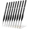 imageMr Pen Miniature Paint Brush Set  9 Pcs Fine Detail Paint Brushes Tiny ampamp Micro Point BrushesBlack
