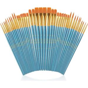 imageMr Pen 20pc Acrylic Paint Brush Set Artist ampamp Craft Brushes for Painting40 Pcs
