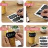 imageMr Pen Chalkboard Labels 200pc Assorted Shapes 1 White Chalk Marker and Small Towel Labels Label Stickers Labels for Storage Bins Sticker Labels Bottle Labels Food Labels Jar Labels100 pcs