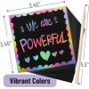 imageMr Pen Scratch Art for Kids with Wooden Stylus 125 pcs Rainbow Scratch Paper Scratch Art Paper Rainbow Scratch Art for Kids Drawing Black Scratch Off Paper for Kids