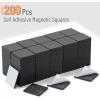 imageMr Pen Self Adhesive Magnet Dots 120 Pcs Magnets for Crafts Magnets with Adhesive Backing Magnetic Tape Circle Magnets Magnet Stickers Adhesive Magnets Craft Magnets Magnet TapeBlack Square