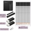 imageMr Pen Sketch Pencils for Drawing 14 Pack Drawing Pencils Art Pencils Graphite Pencils Graphite Pencils for Drawing Art Pencils for Drawing and Shading19 pcs