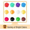 imageMr Pen 3D Fabric Paint Set 12 Colors 067 oz 3D Paint for Fabric Paint for Fabric 3D Paint for Clothing TShirt Paint Fabric Paint for ClothesSoft  Bright