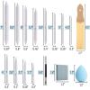 imageMr Pen Blending Stump 33 pcs Blending Stumps for Drawing Shading Pencils for Sketching Blending Pencil Tortillions Sandpaper Sharpeners Pencil Extension Tool Kneaded Eraser Rub SpongeB 33 Pack