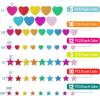 imageMr Pen Glitter Foam Stickers Self Adhesive 450 pcs Assorted Sizes Colorful Glitter Stickers Easter Gift
